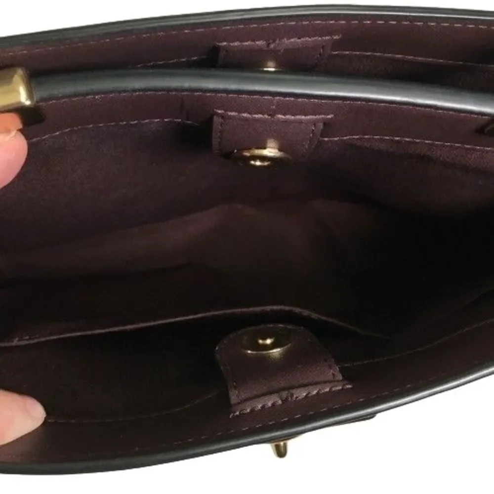 Coach Lane Carryall Leather Crossbody Satchel Purse Shoulder Bag C8211 MRP $549